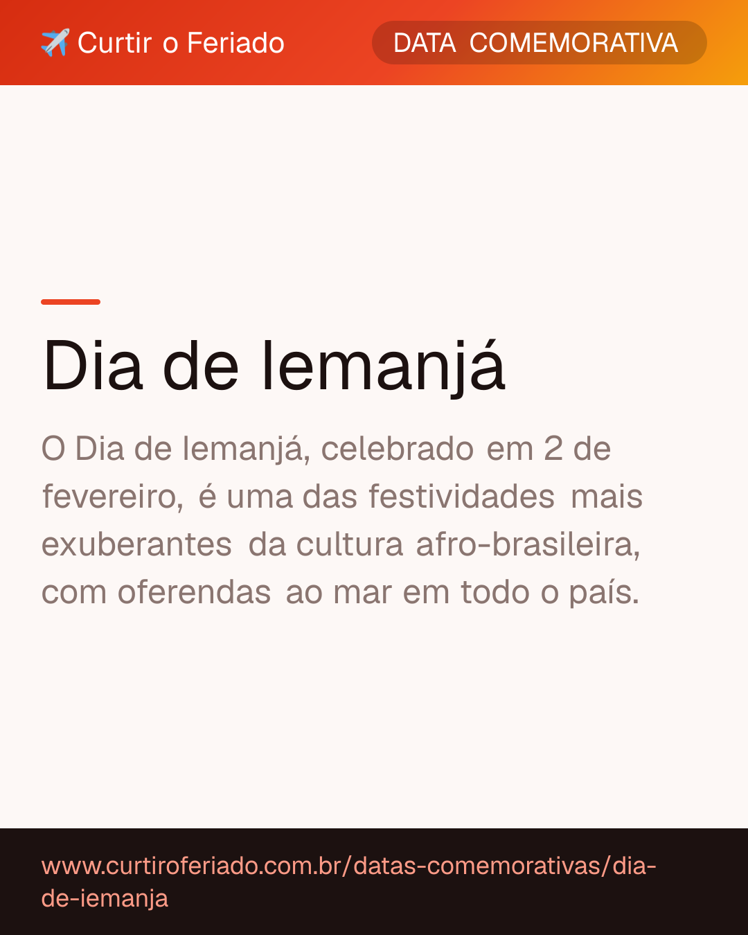 Dia de Iemanjá — Curtir o Feriado (https://www.curtiroferiado.com.br/datas-comemorativas/dia-de-iemanja)