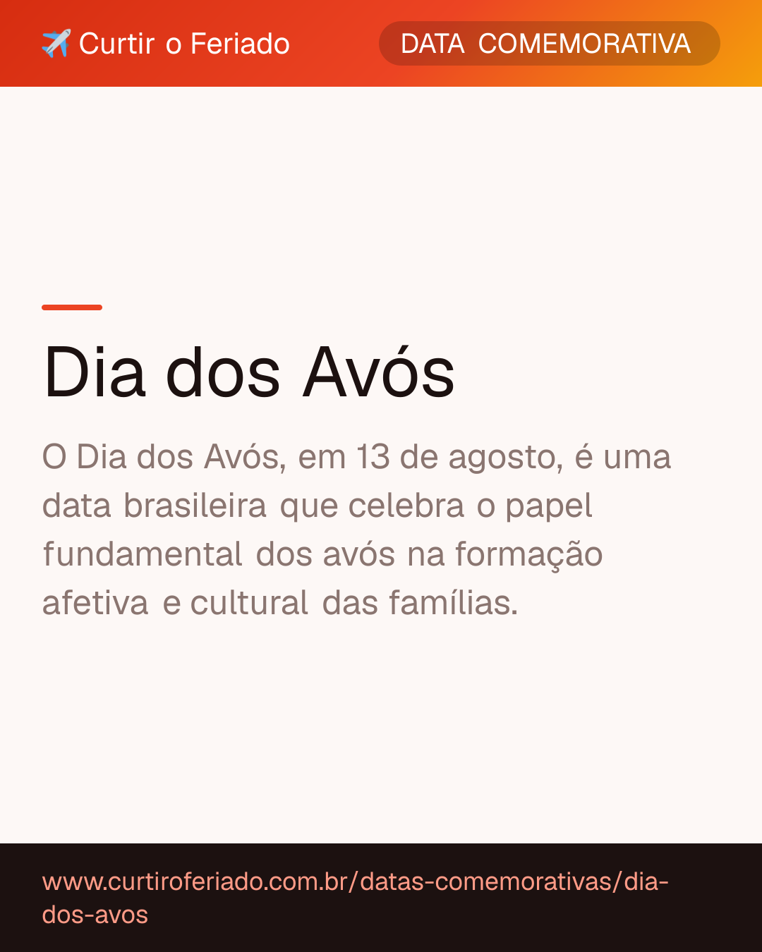 Dia dos Avós — Curtir o Feriado (https://www.curtiroferiado.com.br/datas-comemorativas/dia-dos-avos)