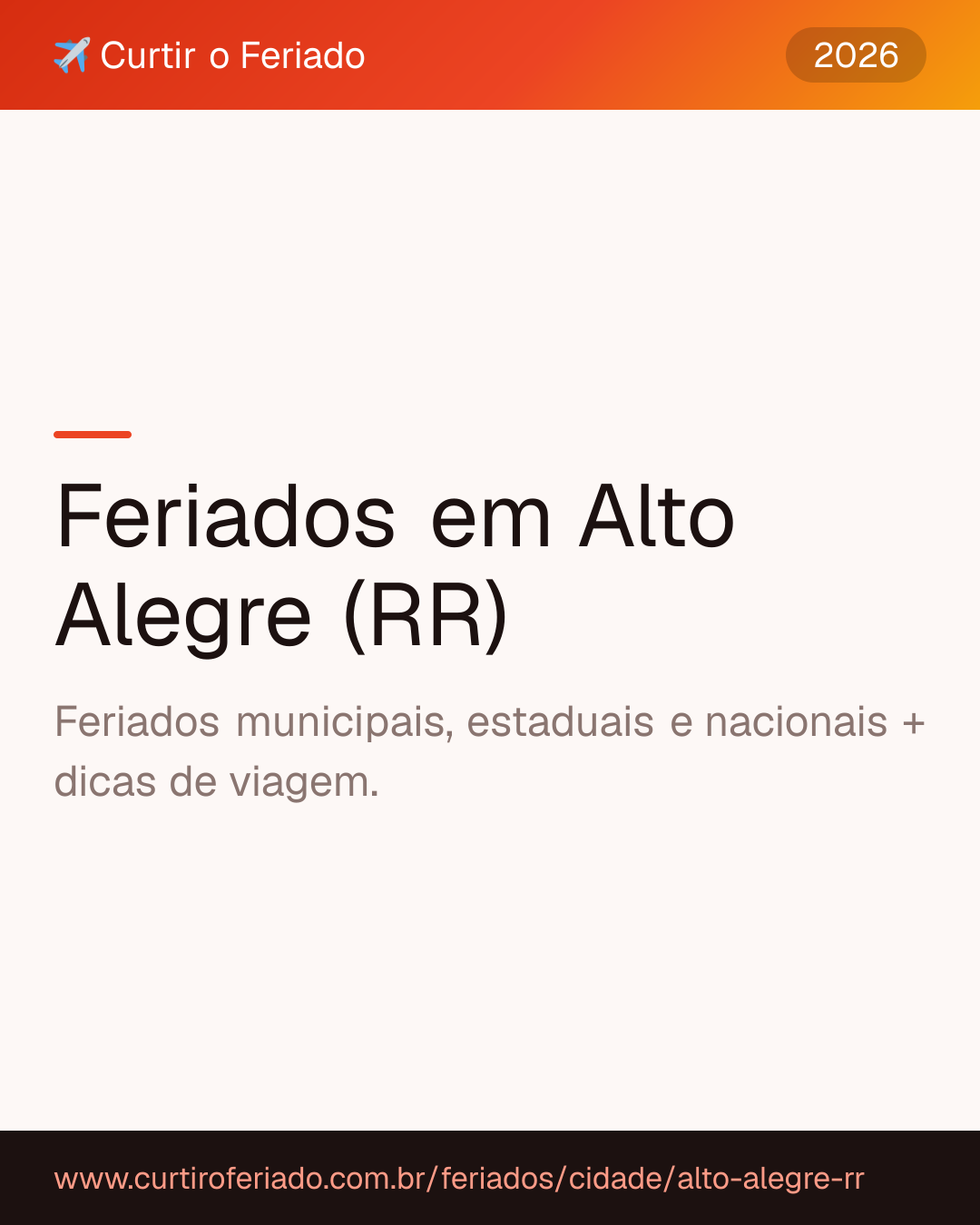 Feriados em Alto Alegre (RR) — Curtir o Feriado (https://www.curtiroferiado.com.br/feriados/cidade/alto-alegre-rr)