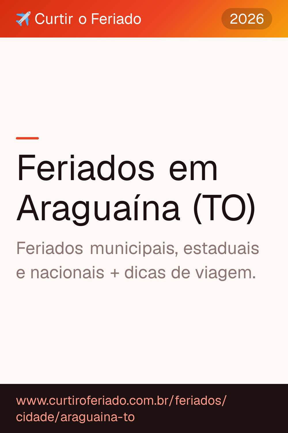 Feriados em Araguaína (TO) — Curtir o Feriado (https://www.curtiroferiado.com.br/feriados/cidade/araguaina-to)