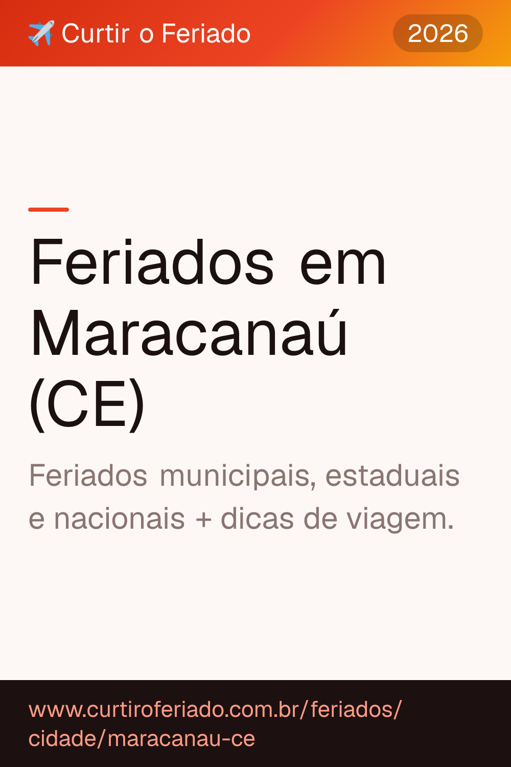 Feriados em Maracanaú (CE) — Curtir o Feriado (https://www.curtiroferiado.com.br/feriados/cidade/maracanau-ce)