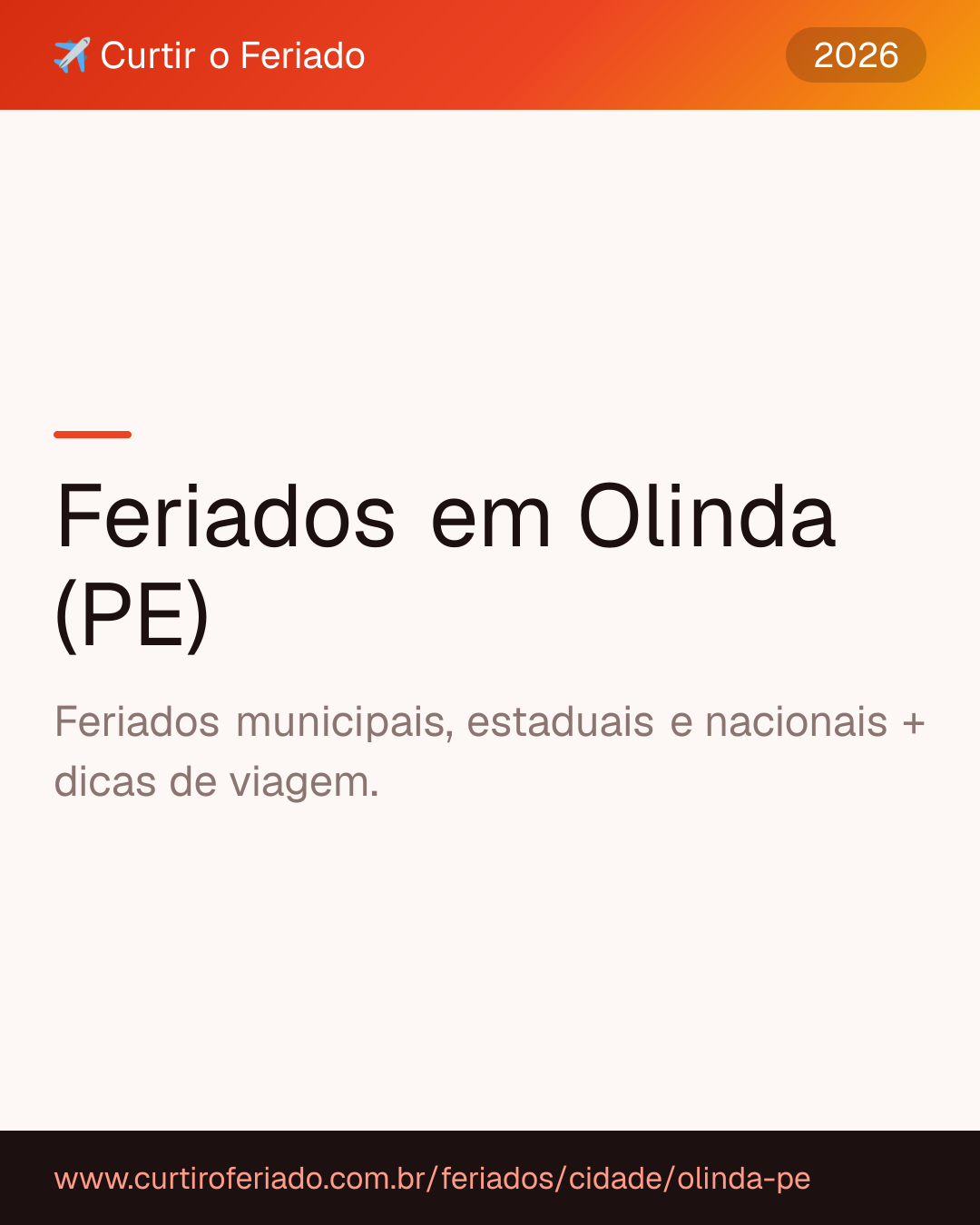 Feriados em Olinda (PE) — Curtir o Feriado (https://www.curtiroferiado.com.br/feriados/cidade/olinda-pe)