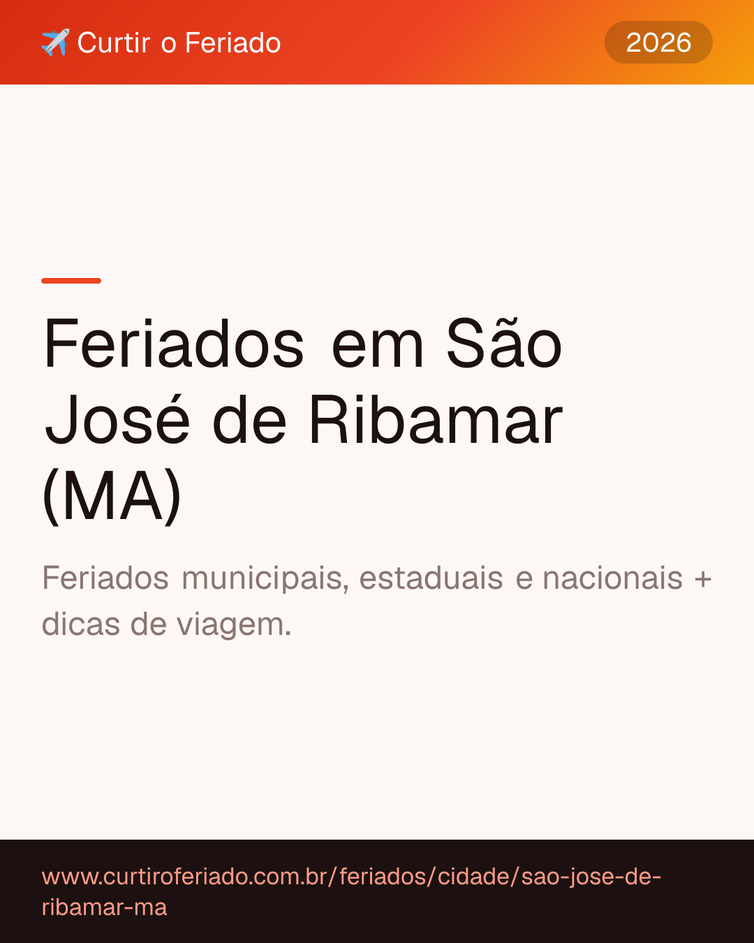 Feriados em São José de Ribamar (MA) — Curtir o Feriado (https://www.curtiroferiado.com.br/feriados/cidade/sao-jose-de-ribamar-ma)